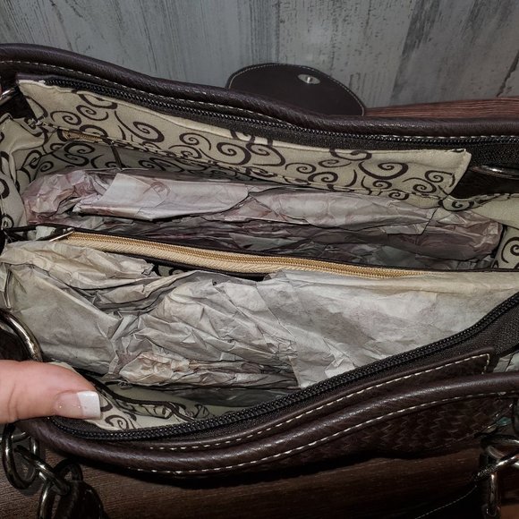 🛑🚨SOLD🚨🛑💞Turquoise bling conceal carry purse/wallet - Picture 5 of 11